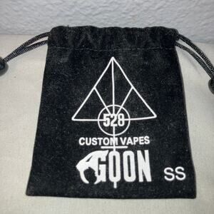 New Black Velvet Bag Drawstring Pouch 528 Custom Vapes Goon Ss Great For Vapes